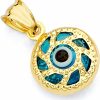 Online GoldenMine Fine Jewelry Collection Goldenmine Fine Jewelry Collection 14K Yellow Gold Evil Eye Pendant