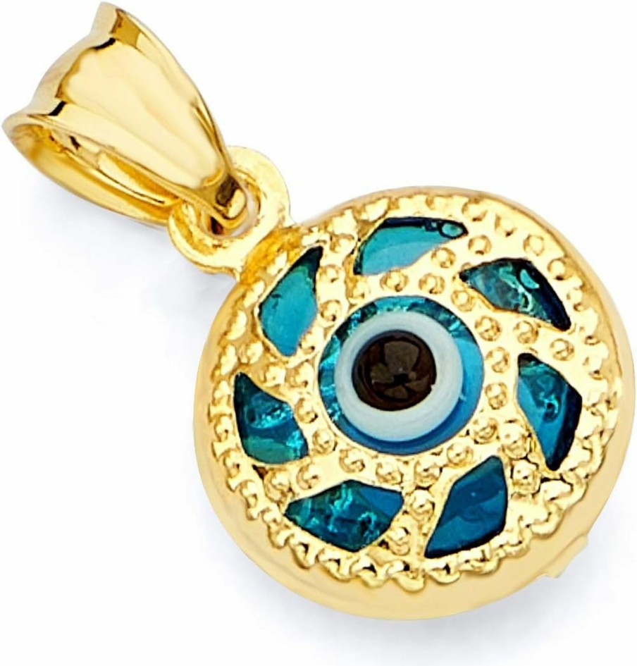 Online GoldenMine Fine Jewelry Collection Goldenmine Fine Jewelry Collection 14K Yellow Gold Evil Eye Pendant