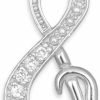 Hot Music Jewelry 10K And 14K Gold Diamond Treble Clef Charm Music Note Pendant