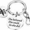 Online PLITI Pliti Bsn Bachelor Of Science Nursing Gifts She Believed She Could So She Did Bsn Keychain