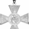 Wholesale Religious Jewelry by FDJ Religious Jewelry Fine Sterling Silver Saint George Russian Maltese Cross Pendant