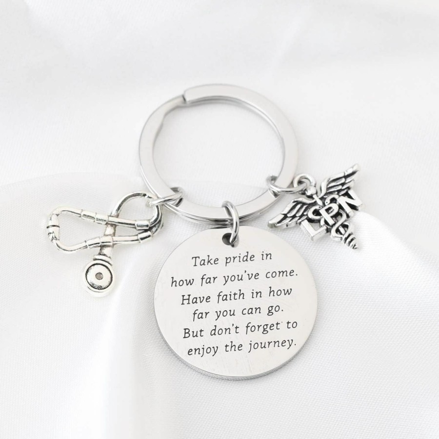 Wholesale FUSTMW Fustmw Lpn Keychain Licensed Physicians Nurse Graduation Gifts Lpn Gifts