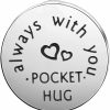 Hot Generic Pocket Hug Token Gift A Love Token Love Charm Deployment Gift Military Gift