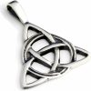 Online Amazon Cosumosu 925 Sterling Silver Celtic Triquetra Trinity Knot Protection Pendant