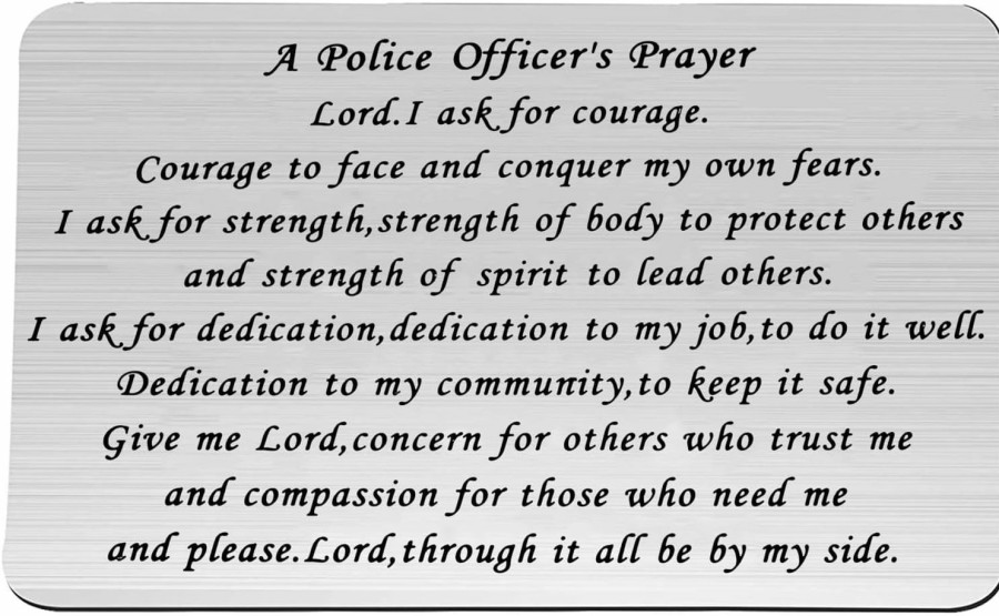 Best PLITI Pliti Police Office'S Prayer Card (Police Office'S Prayer Card)