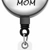 Hot BEKECH Bekech Softball Mom Retractable Badge Holder Softball Game Day Id Badge Clip Gift For Softball Player Moms Softball Gift