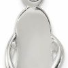 Best JewelryWeb Jewelryweb - 925 Sterling Silver Flip Flop Charm Pendant - 19X8Mm - Summer Sandal Pendant - Sterling Silver Flip Flop