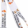 Hot LQRI Lqri Golden Retriever Lanyard Id Holder Dog Lover Gift Life Is Better With A Golden Retriever