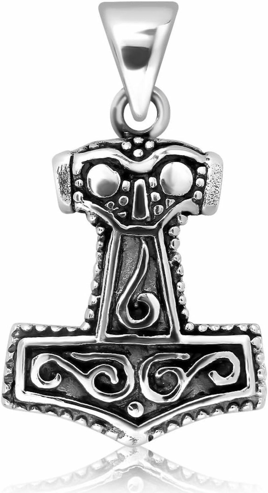 Online W | S WITHLOVE SILVER Withlovesilver Sterling Silver Viking Amulet Norse Warrior Hammer Of Thor Mjolnir Pendant