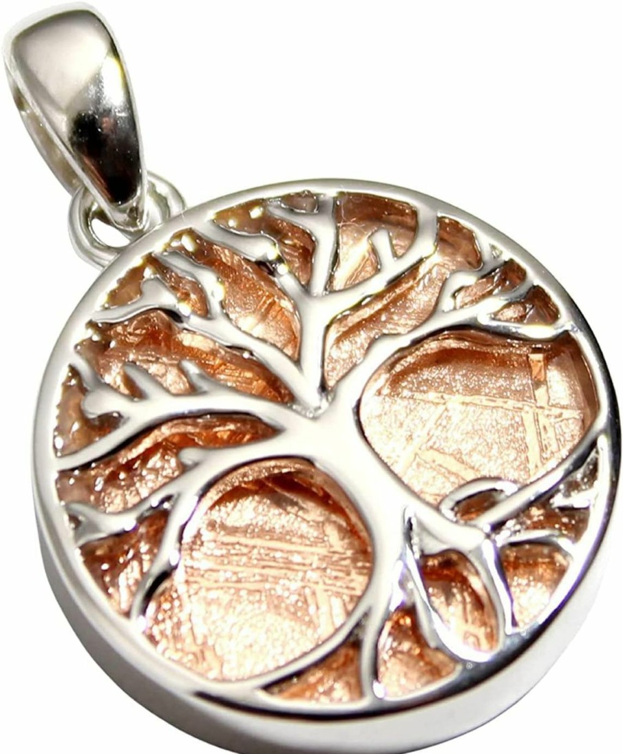 Hot Generic Cosumosu Tree Of Life Pendant Meteorite Sterling Silver Pendant Charm For Necklace