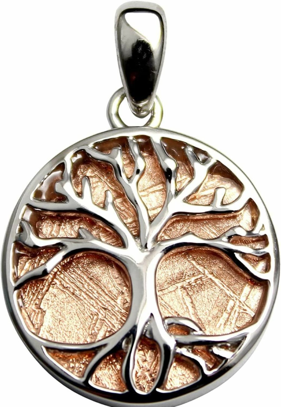 Hot Generic Cosumosu Tree Of Life Pendant Meteorite Sterling Silver Pendant Charm For Necklace