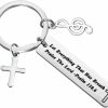 New FEELMEM Feelmem Music Lover Gift Let Everything That Has Breath Praise Keychain