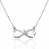 Wholesale PLITI Pliti Aa Sobriety Gift Addiction Recovery Gift 12 Step Gift Infinity Cross Necklace For Women Sober Birthday Gift Christian Religious Pendant