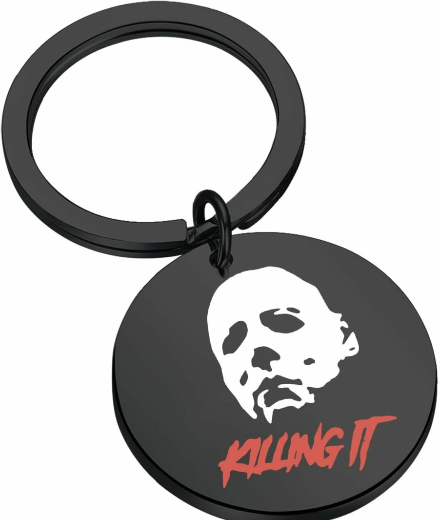 Hot TIIMG Tiimg Halloween Scary Horror Gift Killing It Slasher Keychain Horror Movie Gifts For Women