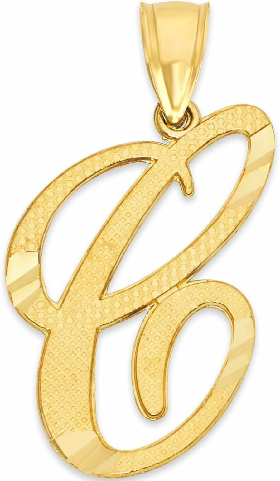 Clearance Ice on Fire Jewelry Ice On Fire Jewelry 10K Gold Initial Pendant