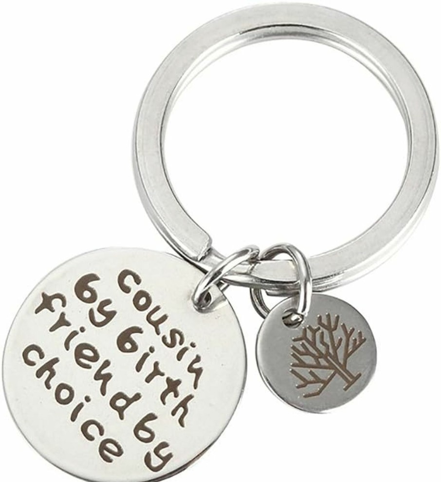 Best Meiligo Meiligo Family Cousin Gift Tree Of Life Jewelry Cousin By Birth Friend By Choice Key Chain Bracelet Pendant