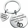 Best FAADBUK Faadbuk Funny Wedding Officiant Gift Marriage Officiant Gift Ordained Minister Gift I Was Ordained Online