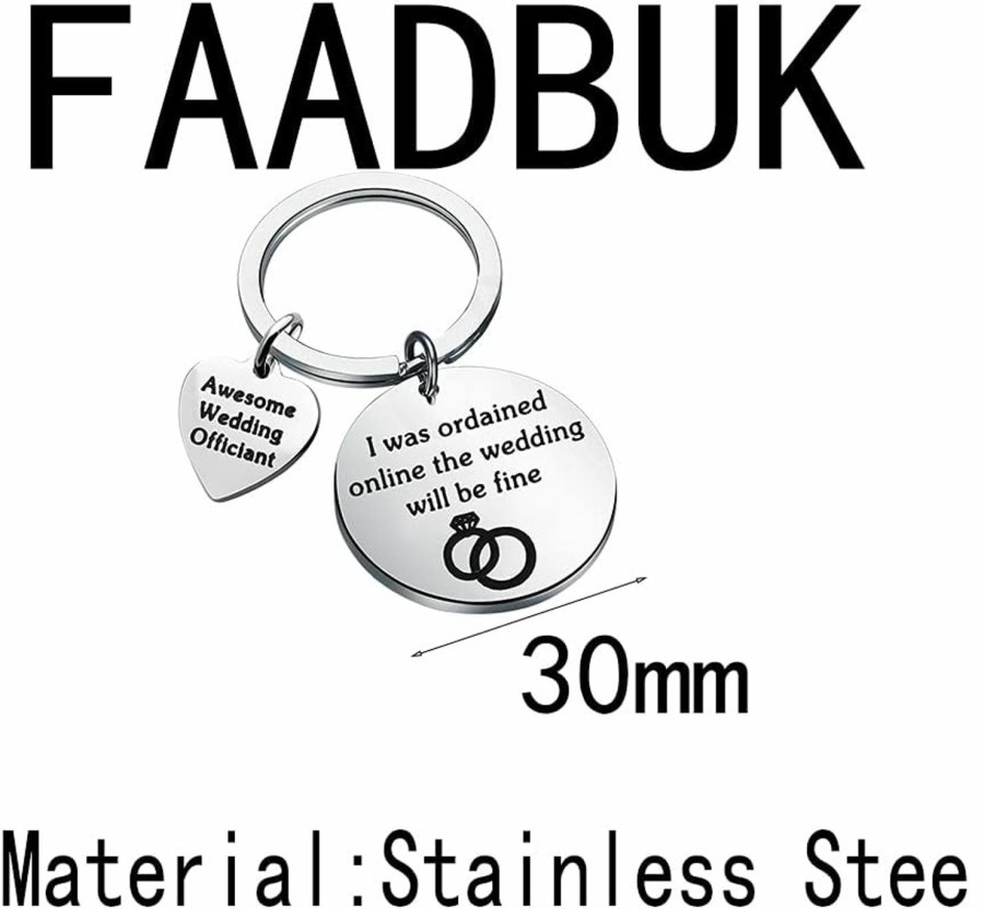 Best FAADBUK Faadbuk Funny Wedding Officiant Gift Marriage Officiant Gift Ordained Minister Gift I Was Ordained Online