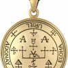 Best Moonlight Mysteries Moonlight Mysteries Bronze Sigil Of Archangel Uriel Talisman Necklace