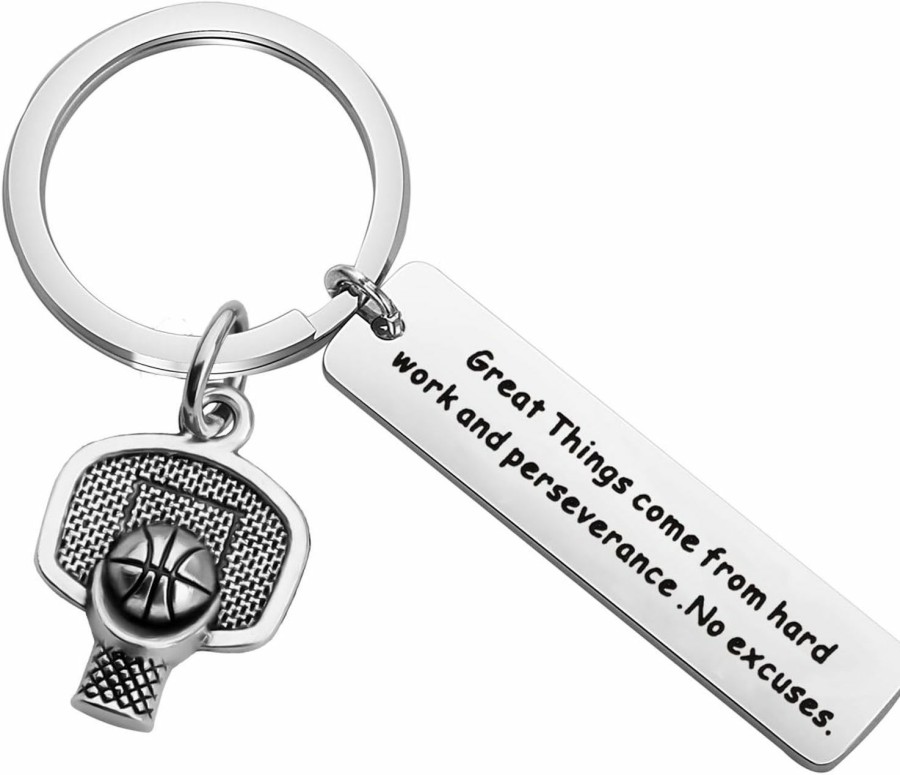 Clearance AKTAP Aktap Basketball Player Gift Basketball Lover Keychain Gift For Basketball Team