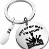 New WSNANG Wsnang Bowler Gift Bowling Ball Keychain Bowling Player Gifts Bowling Team Gifts Bowling Lovers Gifts Bowling Coach