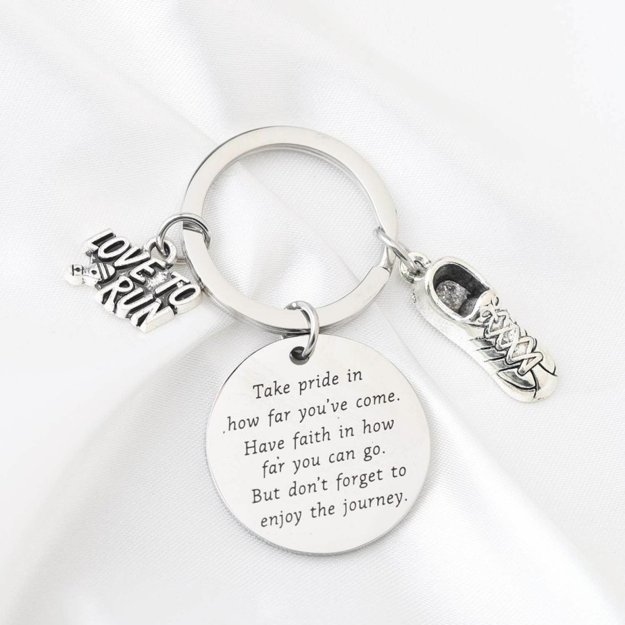 Online FUSTMW Fustmw Runners Keychain Gift Marathon Runner Gift Marathon Keychain Track Gift