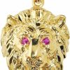 Best Claddagh Gold Animal Kingdom Bold 10K Yellow Gold Leo Zodiac Sign Charm Lion Head Pendant