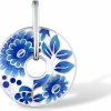 Best Santuzza Santuzza 925 Sterling Silver Handmade Enamel Pattern Pendant