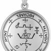 Clearance Moonlight Mysteries Moonlight Mysteries Sterling Silver Sigil Of Archangel Michael Talisman Pendant