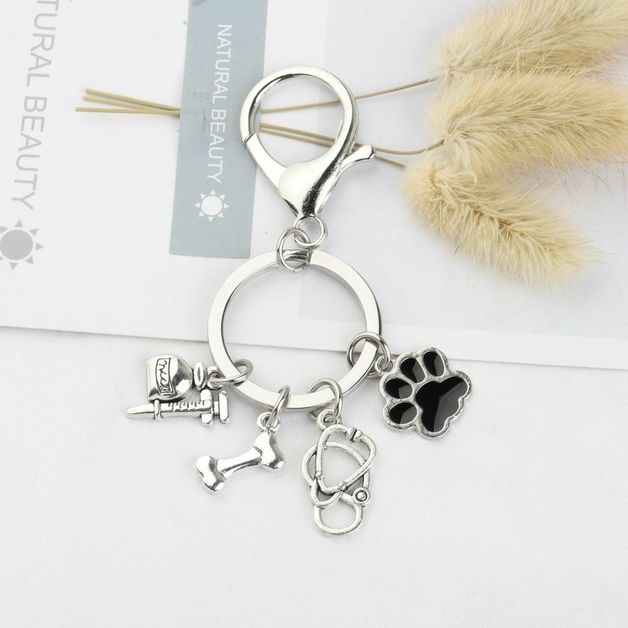 Best UJIMS Ujims Veterinarian Keychain Vet Tech Appreciation Gifts Veterinary Medicine Jewelry Future Veterinarian Nurse Gift