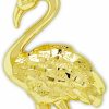 Clearance CA CHARMAMERICA Charm America - Gold Flamingo Charm - 10 Karat Solid Gold