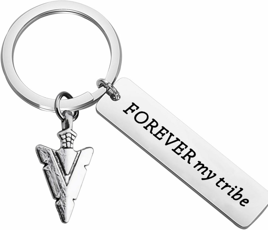 Hot FOTAP Fotap Tribe Gifts Forever My Tribe Keychain Best Friend Sister Wedding Gift Bride Tribe Jewelry Gifts For Her