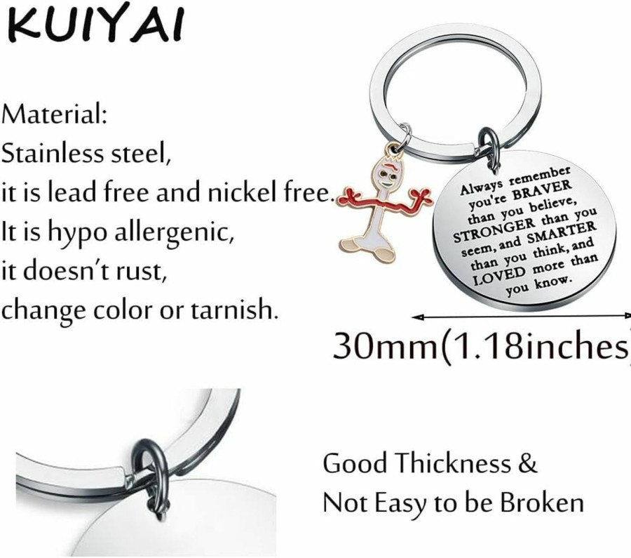 Best KUIYAI Kuiyai Cartoon Movie Merchandise Inspired Gift Toy Charm Always Remember Keychain Funny Toy Lovers Gift Gift For Best Friend