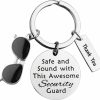 Hot Lywjyb Birdgot Lywjyb Birdgot Security Guard Gift Security Guard Thank You Gift Sunglasses Charm Gift Safe And Sound Keychain