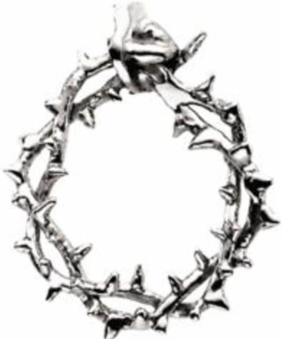 Best Bonyak Jewelry Bonyak Jewelry Sterling Silver 28.25X23.5 Mm Crown Of Thorns Pendant