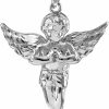 Best Religious Jewelry by FDJ Religious Jewelry .925 Sterling Silver Angel Heavenly Guardian Pendant Charm - Choice Of Pendant Size