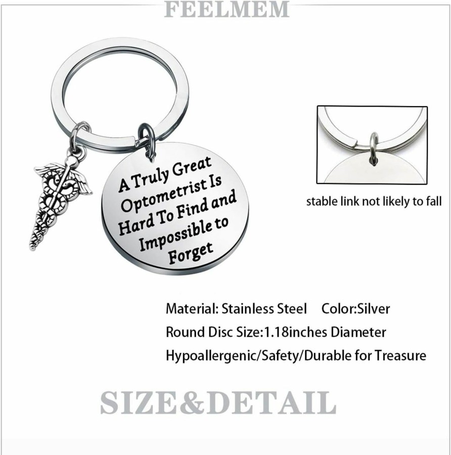 Best FEELMEM Feelmem Optometrist Gift Optician Gift Optometry Jewelry Gift For Optometrist