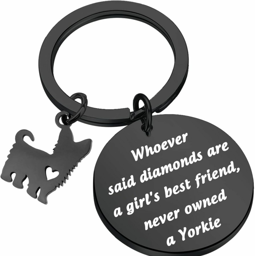 Hot FOTAP Fotap Yorkie Lover Gift Yorkie Keychain Best Yorkie Mom Ever Gift Dog Owned Gift Yorkshire Terrier Gift