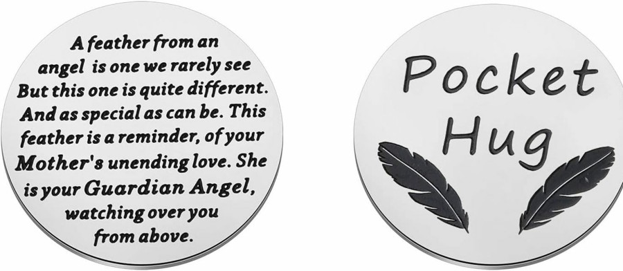 Hot TIIMG Tiimg Pocket Hug Gift Loss Of Mother Loss Of Father Gifts Memorial Keychain Guardian Angel Gifts