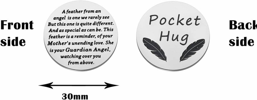 Hot TIIMG Tiimg Pocket Hug Gift Loss Of Mother Loss Of Father Gifts Memorial Keychain Guardian Angel Gifts