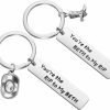 Best FAADBUK Faadbuk Tv Show Inspired Keychain Couple Keychain Set You'Re The Rip To My Beth Gift For Her Him