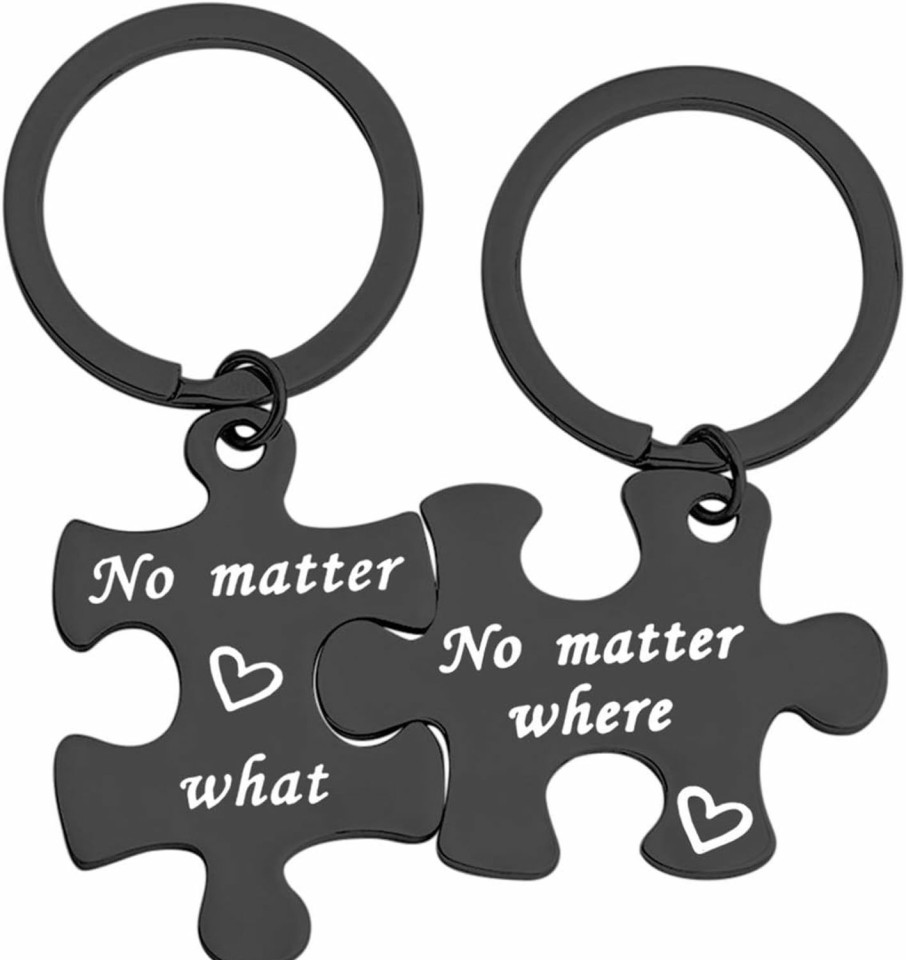 Online bobauna Bobauna Puzzle Keychain Set Of 2,3 Long Distance Gift For Bff Couple Sister