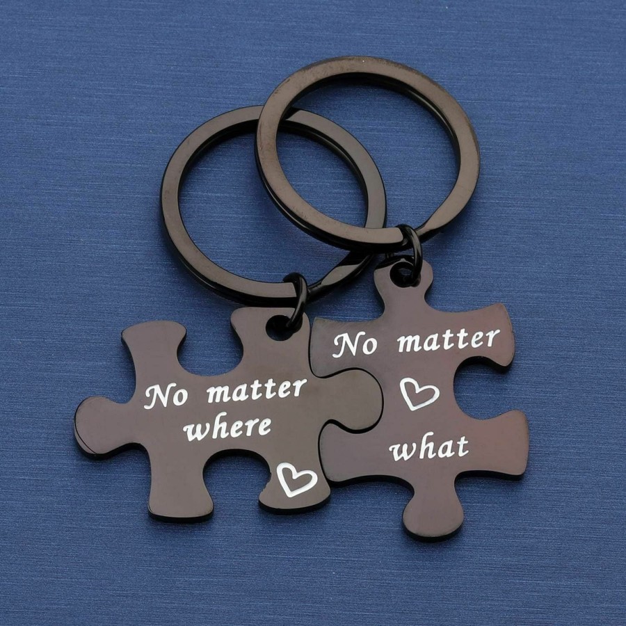 Online bobauna Bobauna Puzzle Keychain Set Of 2,3 Long Distance Gift For Bff Couple Sister