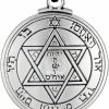 Online Pepi Pewter Key Of Solomon Pentacle Of Mars Talisman Pendant