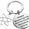 Online KUIYAI Kuiyai Funny Science Keychain Trust In Science Keychain Scientist Gift Science Teacher Gift Science Student Graduation Gift