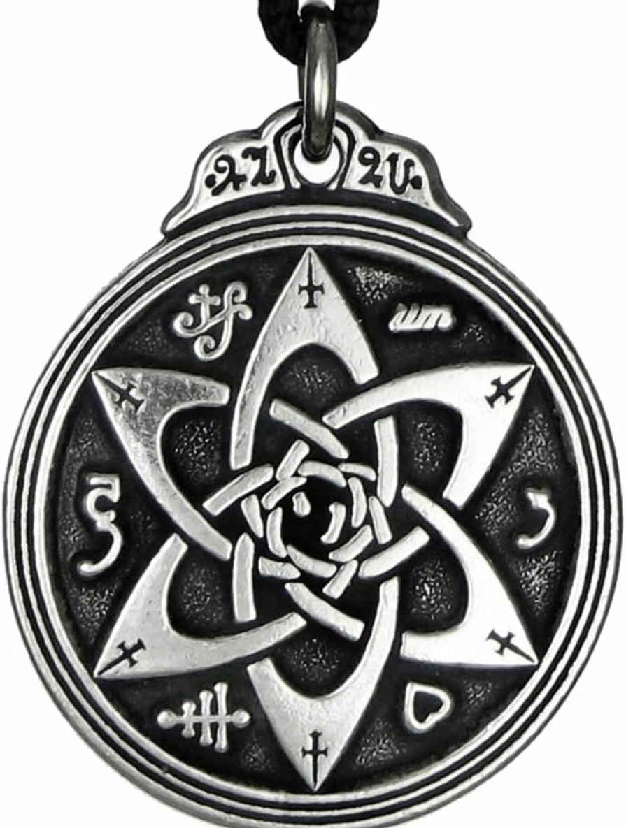 Best Pepi Pewter Talisman For Poets Writers And Actors Pentacle Pendant - 1.25 Inch Diameter