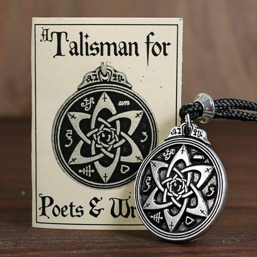 Best Pepi Pewter Talisman For Poets Writers And Actors Pentacle Pendant - 1.25 Inch Diameter