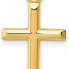 Best Diamond2Deal Diamond2Deal 14K Yellow Gold Cross Pendant 25Mm Length Fine Jewelry For Women