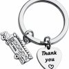 Clearance FUSTMW Fustmw Thank You Gift For School Bus Driver Keychain Appreciation Gift End Of The School Year Gift