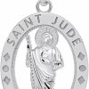 Wholesale CaliRoseJewelry 14K Gold Saint Jude Pray For Us Charm Pendant